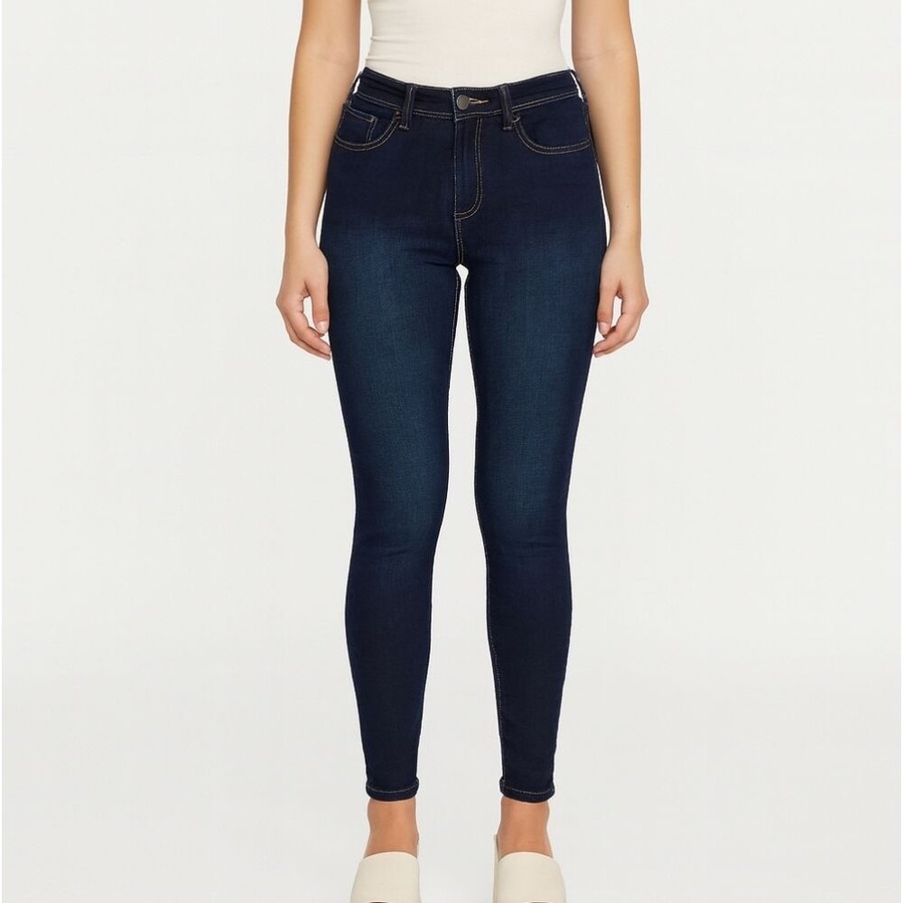 Buckle Women's Dark Blue Skinny Jeans - Picture 1 of 9